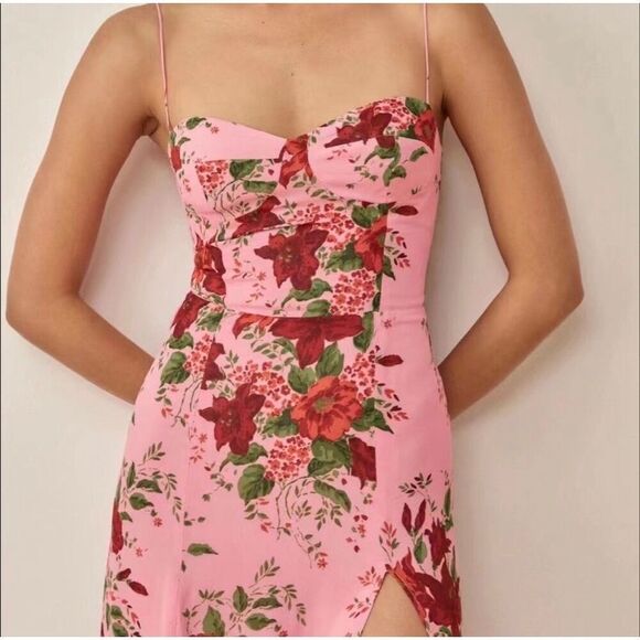 Reformation Juliette Dress in Valeria Size 0 - Picture 3 of 8